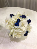 Teardrop Bouquet - Blue & White - Priscilla S