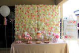 For Hire - Flower Wall (White & Pink) 210 x 210cm SALE $250 Hire Fee