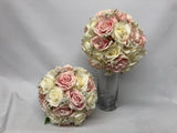 Round Bouquet - Pink & White - Paul & Jess