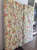 For Hire - Flower Wall (White & Pink with Lilies) 210 x 210cm SALE $250 Hire Fee