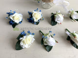 Silk Flowers Wedding Crown, Corsages & Buttonholes - Hayley B  | ARTISTIC GREENERY