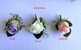 Round Bouquet -  Cream & Mauve - Kaitlin P | ARTISTIC GREENERY Wedding Flowers Perth