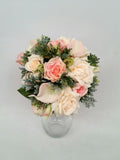 Round Bouquet - Pink & White - Cecilia
