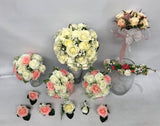 Round Bouquet - White - Christine N