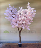 T0139HD Faux Blossom Tree 240cm (High Density) Light Pink | ARTISTIC GREENERY