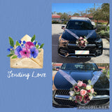 Wedding Car Flower Decorations - WCD002