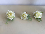 Round Bouquet - Apricot & White - Debbie N