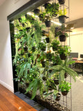 Bonfire - Vertical Screen with Artificial Plants