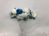 Teardrop Bouquet - Blue & White - Mary K