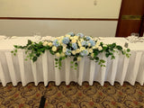 Bridal table centrepice blue and white HI0031Bridal | ARTISTIC GREENERY