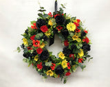 Indigenous Australia Floral Wreath 30cm / 40cm / 50cm