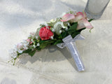 Teardrop Bouquet - Pink & White - Cheryl W