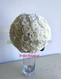 Round Bouquet - Dusty Pink & White - Amanda M (Bouquets & Cake Flowers) | ARTISTIC GREENERY
