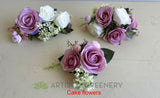 Round Bouquet - Purple & White - Amanda M (Bouquets & Cake Flowers)