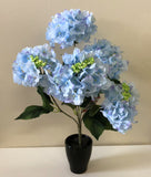 SP0033 Hydrangea Bunch 42cm 5 Colours