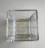 Clear Glass Vase - Square / Fish Bowl