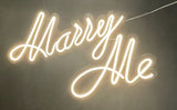 For Hire - Neon Sign 4 Styles - Couple / Marry Me / Love / Happy Birthday  (Code: HI0052) | ARTISTIC GREENERY 