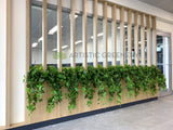 Coles Distribution Centre Canteen Kewdale  - Hanging Greenery for Built-in Planters