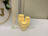 For Hire - Hire LED Candle Sets (Code: HI0051) | ARTISTIC GREENERY Hire Wedding Candles LED Perth