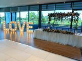 Affordable Wedding Hire Perth - Decorations for Tables / Backdrop / Welcome Sign (Naomi & Chris) | ARTISTIC GREENERY