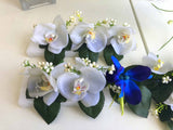 Teardrop Bouquet - Blue & White - Courtney M