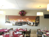 Nepalese Restaurant - Hanging Flower Arrangements