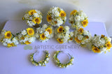 Round Bouquet - Yellow & White - Jessica F