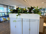 Schlumberger Australia (Perth) - Greenery Wall & Plants for Tambour Units | ARTISTIC GREENERY