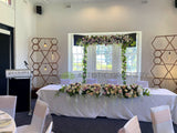For Hire - Bridal Table Flower / Floral Backdrop 220cm wide x  240cm tall (adjustable) Code: HI0043 | ARTISTIC GREENERY