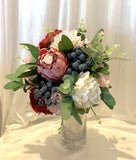Round Bouquet - Blue Red White - Maddie P