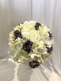 Bridesmaid's Posy - Round Bouquet - Lilac & White - Jasmin T | ARTISTIC GREENERY