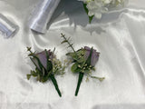 Round Bouquet - Lilac & White - Jasmin T