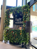 Market Grounds (Perth City) - Artificial Plants and Flowers for Box Truss DJ Table | ARTISTIC GREENERY - Restaurant Fitout Perth WA