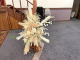 For Hire - Wedding Arbor with "Dried Look" Flower Swag 275cm (Code: HI0049D) | ARTISTIC GREENERY 