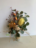 Bridesmaid Bouquet - Natural Style Bouquet (Upright) & Cake Flowers - Native Flowers - Emma W (Oct 2021) | ARTISTIC GREENERY