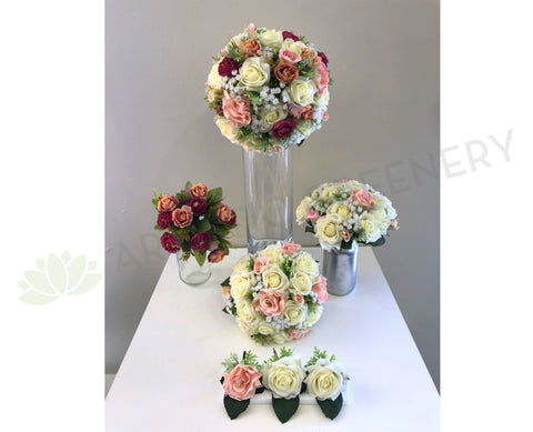 Jesscia H silk wedding flower package