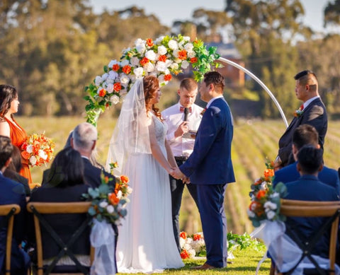 Wedding Package - Orange & White - Joy & Andrew (Sept 2021) at Riverbank Estate