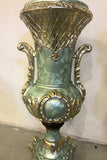 FG-K1221 Decorative Elegant Fiberglass Vase / Pot 93cm Tall - Green