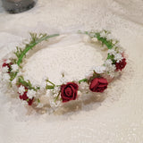 Floral crown made to order with artificial flowers by ARTISTIC GREENERY