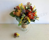 Artificial Round Native Bridal Bouquet - Native Flowers - Kate W | ARTISTIC GREENERY