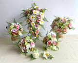 Teardrop Bouquet - Pink & White - Kylie B