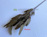 LEA0056 Faux Gum Leaves with Seeds Gum Leaf 88cm Real Touch 3 Colours | ARTISTIC GREENERY