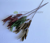 LEA0056 Faux Gum Leaves with Seeds Gum Leaf 88cm Real Touch 3 Colours | ARTISTIC GREENERY