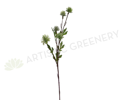 LEA0059 Thistle Greenery Spray 82cm Green