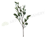 LEA0066 Silver Dollar Eucalyptus Spray 90cm