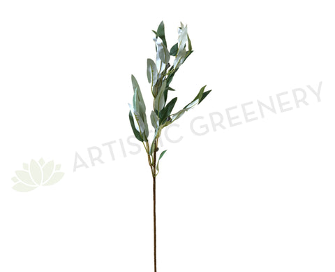 LEA0067 Gum Leaf / Eucalyptus Spray with Pods 98cm