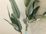 LEA0067 Gum Leaf / Eucalyptus Spray with Pods 98cm