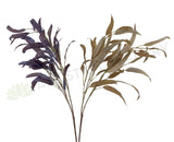 LEA0083 Gum Leaf / Eucalyptus Foliage 102cm Purple / Mustard | ARTISTIC GREENERY