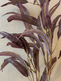 Purple - LEA0083 Gum Leaf / Eucalyptus Foliage 102cm Purple / Mustard | ARTISTIC GREENERY