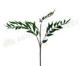 LEA0091 Faux Nectarine Foliage 89cm Green | ARTISTIC GREENERY